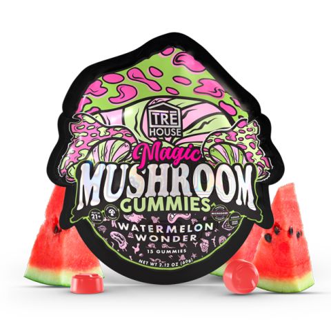 Magic Mushroom Gummies - 2mg - Watermelon Wonder - Tre House - Thumbnail