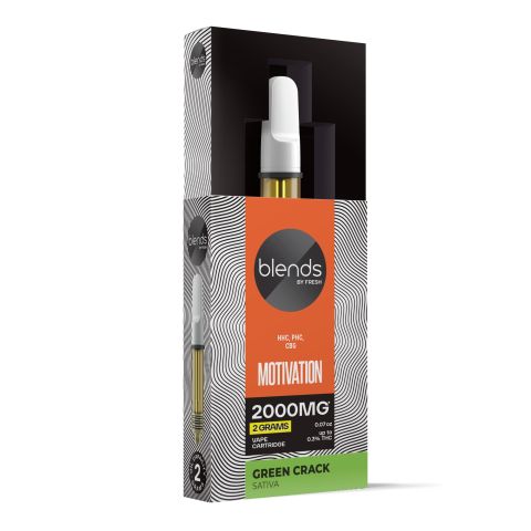 Motivation Blend - 2000mg - Sativa Vape Cart - 2ml - Blends by Fresh - Thumbnail 2
