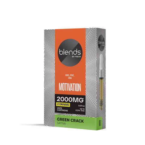Motivation Blend - 2000mg - Sativa Vape Cart - 2ml - Blends by Fresh - Thumbnail 3