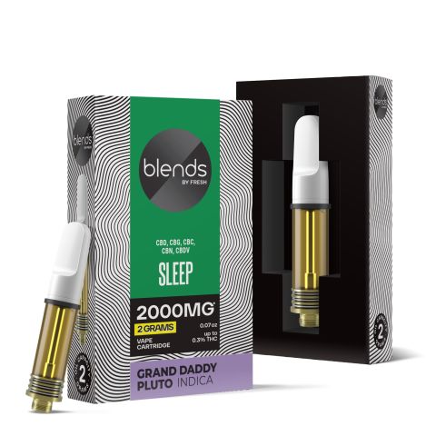 Sleep Blend - 2000mg - Indica Vape Cart - 2ml - Blends by Fresh - Thumbnail 1