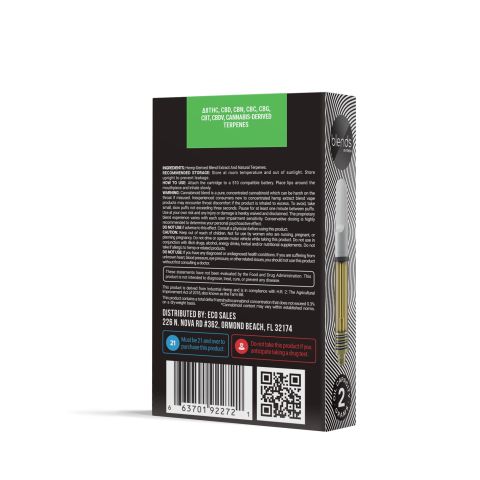 Soothe Blend - 2000mg - Indica Vape Cart - 2ml - Blends by Fresh - Thumbnail 4