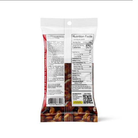Toffee Toasted Roasted Peanuts - D8, THCP - 25mg - Chill Plus - Thumbnail 3