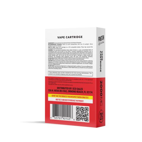 THCP, D8 Vape Cart - 2000mg - Wedding Crasher - Hybrid - 2ml - Fresh - Thumbnail 4