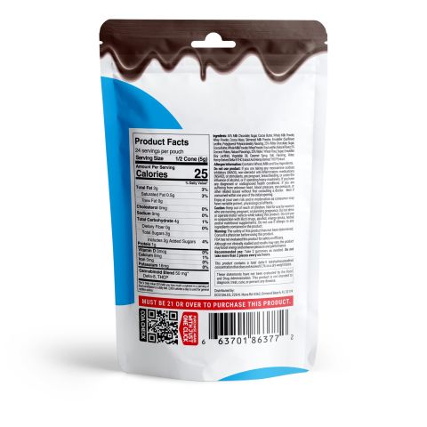 D8, THCP Waffle Cones - 100mg - Coconut Flakes + Milk Chocolate - Chill Plus - Thumbnail 4