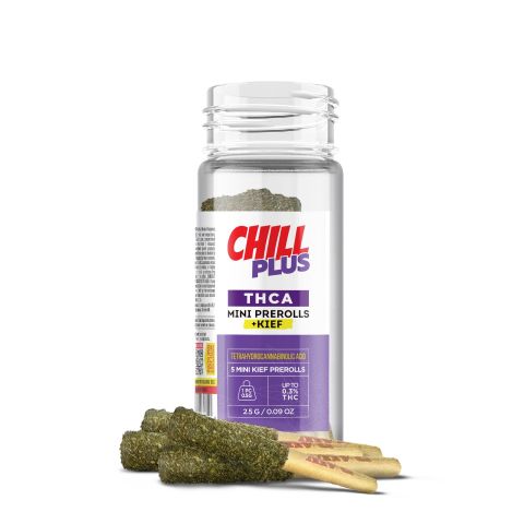 Green Apple Gas Mini Pre-Rolls with Kief - 0.5g - THCA - 5 Joints - Chill Plus - Thumbnail 2