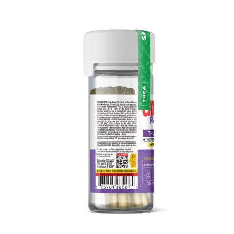 Green Apple Gas Mini Pre-Rolls with Kief - 0.5g - THCA - 5 Joints - Chill Plus - Thumbnail 3