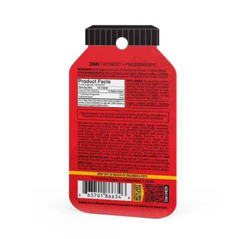 7-Hydroxy, Pseudoindoxyl Tablets - 20mg  - Strawberry - 3ct - 7Dose - Thumbnail 6