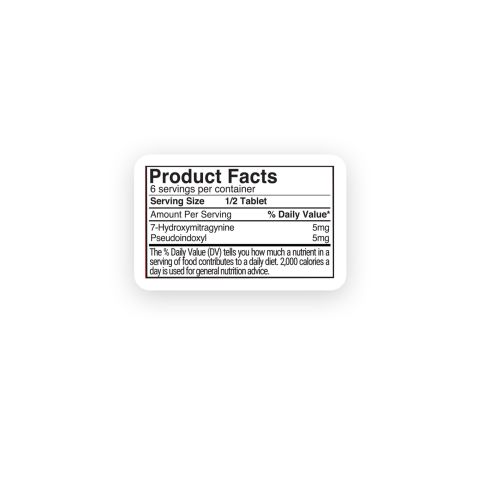 7-Hydroxy, Pseudoindoxyl Tablets - 20mg  - Strawberry - 3ct - 7Dose - Thumbnail 5