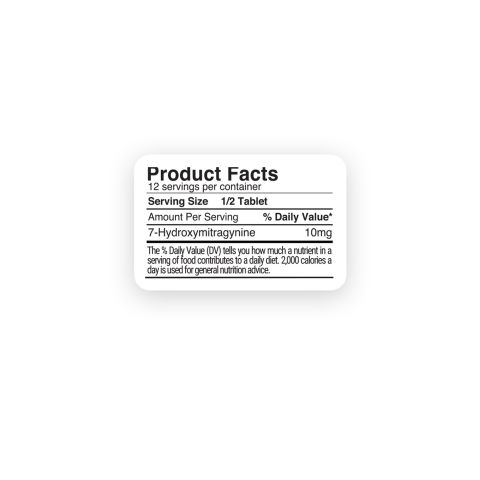 7-Hydroxy Tablets - 20mg - Mango - 6ct - 7Dose - Thumbnail 5