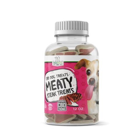 MediPets CBD Dog Treats - Meaty Steak Treats - 200mg - Thumbnail 2