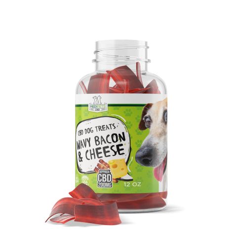 MediPets CBD Dog Treats - Wavy Bacon & Cheese Bites - 200mg - Thumbnail 1