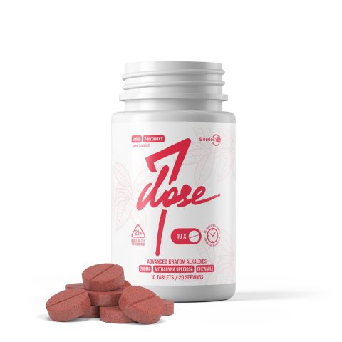 7-Hydroxy Tablets - 20mg - Berries - 10pc - 7Dose - Thumbnail 1