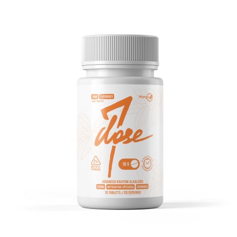 7-Hydroxy Tablets - 20mg - Mango - 10pc - 7Dose