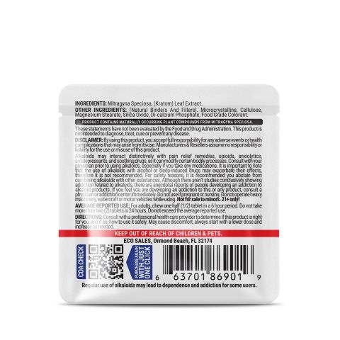 7-Hydroxy Tablets - 20mg - Unflavored - 1ct - Dôz - Thumbnail 5