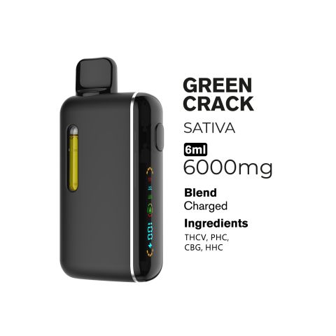 Charged Blend - 6000mg - Sativa Vape Pen - 6ml - Blends by Fresh - Thumbnail 2
