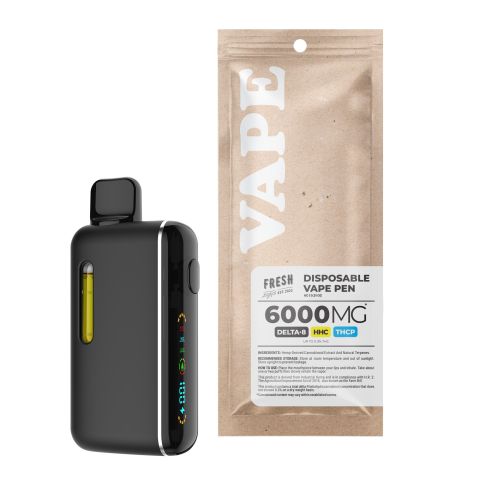 D8, HHC, THCP Vape Pen - 6000mg - Wedding Crasher - Hybrid - 6ml - Fresh - Thumbnail 1