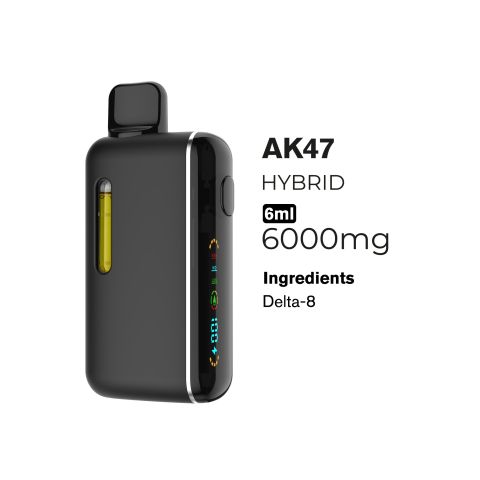 D8 Vape Pen - 6000mg - AK47 - Hybrid - 6ml - Chill Plus - Thumbnail 2