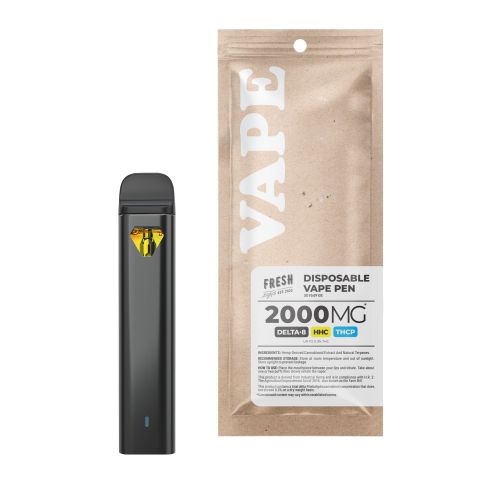 THCP, D8, HHC Vape Pen - 2000mg - White Widow - Hybrid - 2ml - Fresh - Thumbnail 1