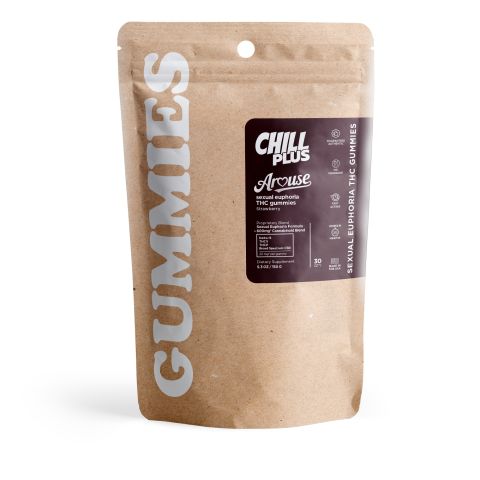 Arouse Sexual Euphoria Gummies - 20mg - D9, THCV, THCP, CBD - Chill Plus - Thumbnail 2