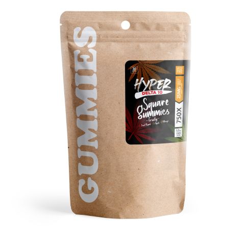 D10, D8 Gummies - 25mg - Fruity Mix - Hyper - Thumbnail 2