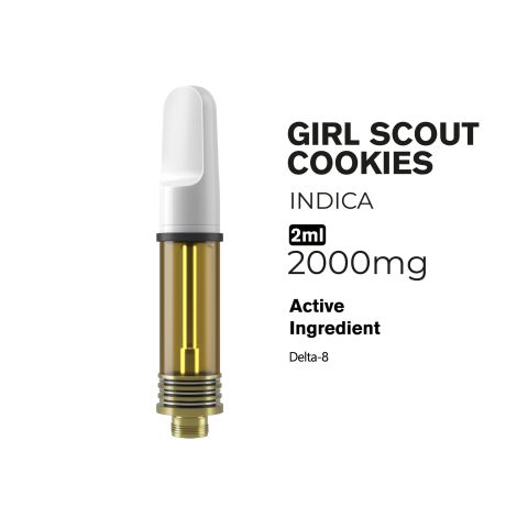 D8 Vape Cart - 2000mg - Girl Scout Cookies - Indica - 2ml - 10X - Thumbnail 2