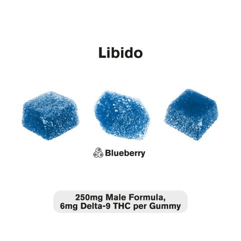 D9, Male Libido Blend Gummies - Blueberry - D9 THC - Thumbnail 3