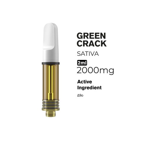 D9o Vape Cart - 2000mg - Green Crack - Sativa - 2ml - Blends by Fresh - Thumbnail 2