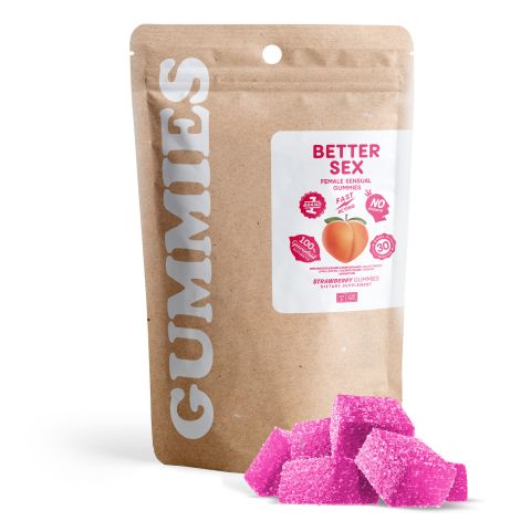Female Sensual Gummies - Strawberry - Better Sex - Thumbnail 1