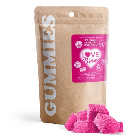 Female Sensual Gummies - Strawberry - Love Bites - Thumbnail 2