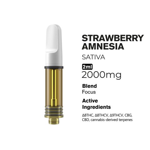 Focus Blend - 2000mg - Sativa Vape Cart - 2ml - Blends by Fresh - Thumbnail 2