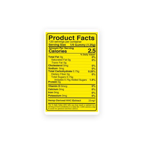 HHC Cube Gummies - 100mg - Fruity Blend - Fresh - Thumbnail 5