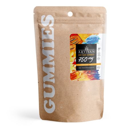 HHC Cube Gummies - 25mg - Tropical Mix - Artisan - Thumbnail 2