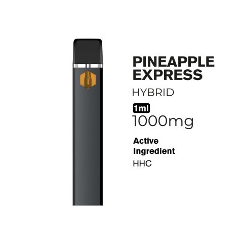 HHC Vape Pen - 1000mg - Pineapple Express - Hybrid - 1ml - Artisan - Thumbnail 2
