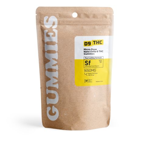Nano D9, CBD Micro-Dose Gummies - 55mg - Smoothie Fruit - D9 THC - Thumbnail 3