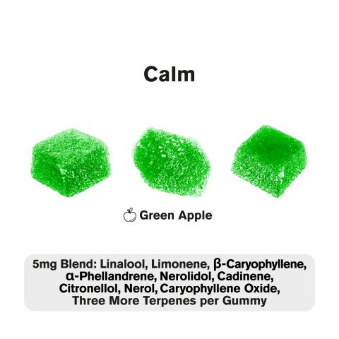 Terpene Gummies - 10mg - Calm - Green Apple - Terps Gummies - Thumbnail 4