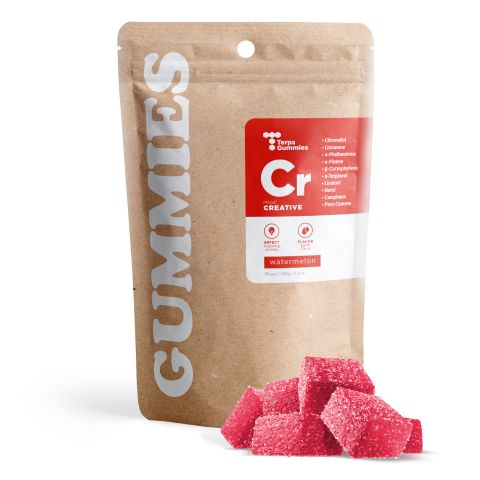 Terpene Gummies - 10mg - Creative - Watermelon - Terps Gummies - Thumbnail 1