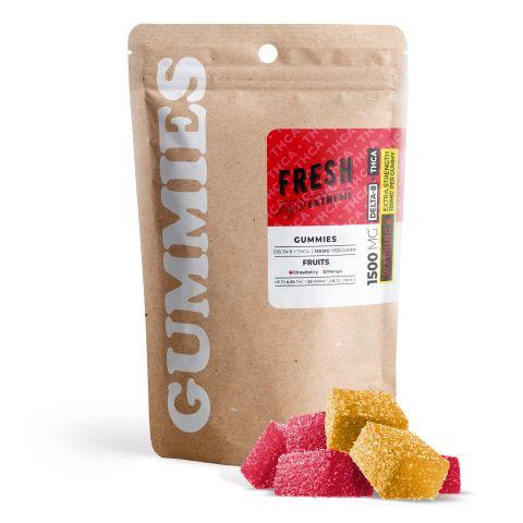 THCA, D8 Gummies - 150mg - Fruits - Fresh - Thumbnail 1