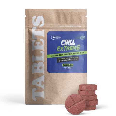 7-Hydroxy Tablets - 100mg - Berries - Chill Extreme - Thumbnail 2