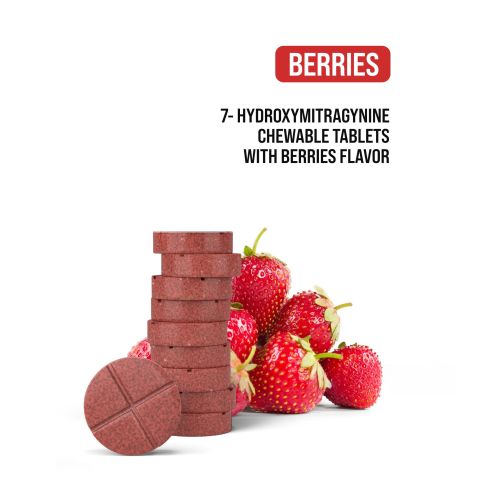 7-Hydroxy Tablets - 100mg - Berries - Chill Extreme - Thumbnail 5