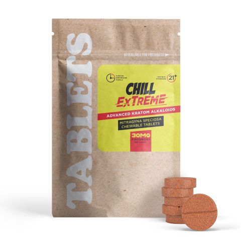 7-Hydroxy Tablets - 30mg - Orange - Chill Extreme - Thumbnail 2