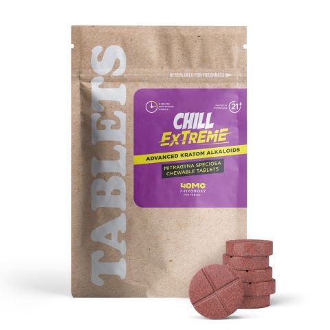 7-Hydroxy Tablets - 40mg - Berries - Chill Extreme - Thumbnail 2