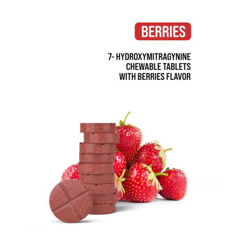 7-Hydroxy Tablets - 50mg - Berries - Chill Extreme - Thumbnail 5