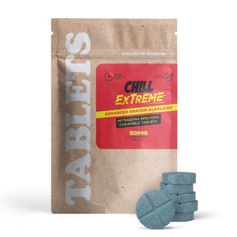 7-Hydroxy Tablets - 50mg - Unflavored - Chill Extreme - Thumbnail 2