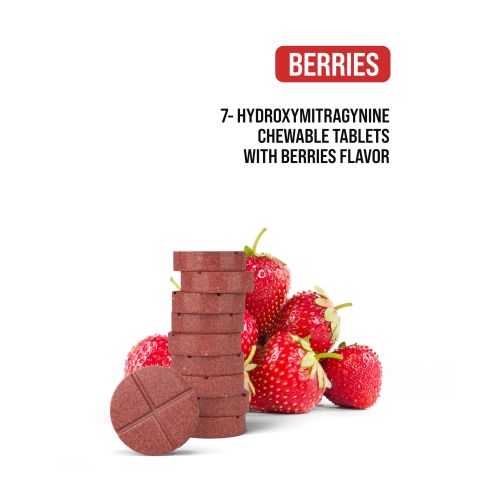 7-Hydroxy Tablets -  60mg - Berries - Chill Extreme - Thumbnail 5