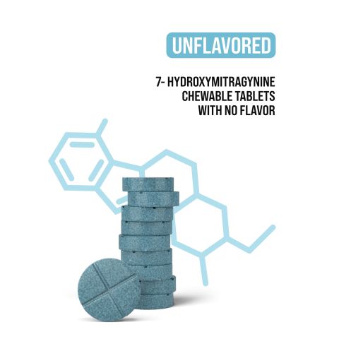7-Hydroxy Tablets - 60mg - Unflavored - Chill Extreme - Thumbnail 5