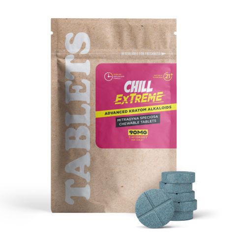 7-Hydroxy Tablets - 90mg - Unflavored - Chill Extreme - Thumbnail 2