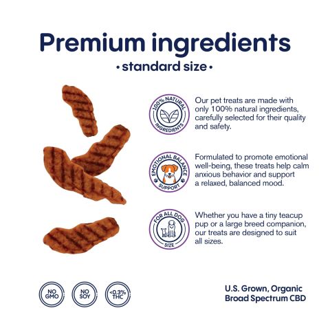 Beef Chews - CBD Dog Treats - 500mg - MediPets - Thumbnail 4