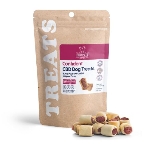 Bone Marrow Chews - CBD Dog Treats - 300mg - MediPets - Thumbnail 1