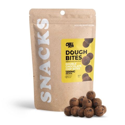 Delta 8 Dough Bites - 10mg - Double Chocolate Chip Bites - Chill Plus - Thumbnail 1