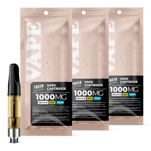 THCP, D8, HHC Vape Carts Bundle - 900mg - Fresh - Thumbnail 1